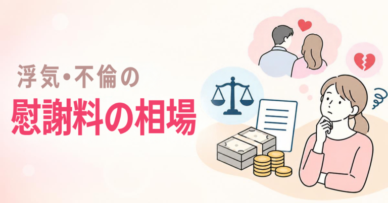 浮気・不倫の慰謝料の相場｜離婚する場合・しない場合