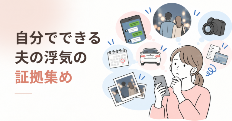 夫の浮気の証拠集め｜自分でできることとその限界